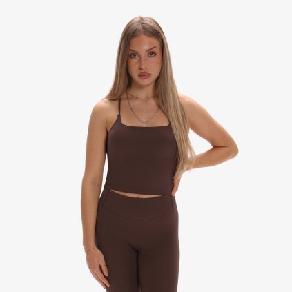 Exalted dámský StrapTop Elite 2.0 - chocolate (Velikost S)