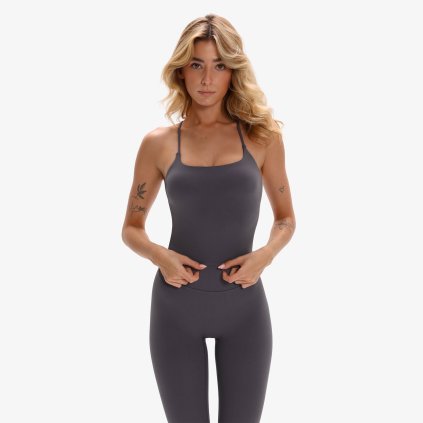 Exalted dámský StrapTop Elite 2.0 - stone gray (Velikost S)