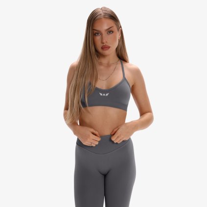 Exalted Eon Shape Bezešvá Sportovní Podprsenka 2.0 - stone grey (Velikost XS)