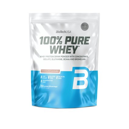 BioTech 100% Pure Whey 1000 g (Příchuť čokoláda)