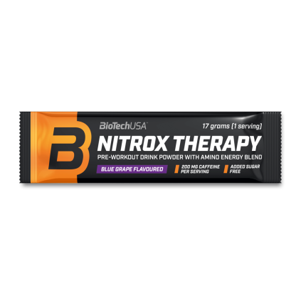 BioTech Nitrox Therapy 17 g (Příchuť modrý hrozen)