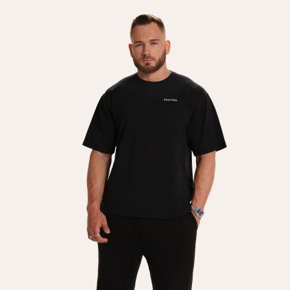exltd m oversized core tshirt black feed preview