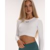 Exalted Dámské tričko Aura Performance s dlouhým rukávem - bílá (Velikost XS)