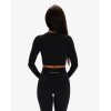 Exalted Dámské tričko Aura Performance s dlouhým rukávem - černá (Velikost XS)