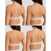 Exalted Impact Shape bezešvá sportovní podprsenka - béžová (Velikost L)