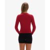Exalted FlexMotion tričko s dlouhým rukávem - bordo (Velikost XXS)