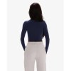 Exalted SecondSkin MockNeck tričko s dlouhým rukávem - darkblue (Velikost XXS)