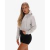 Exalted Comfy-Nest™ Crop Mikina - marl grey white (Velikost XL)