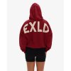 Exalted Dámská EXLD OVERSIZED Mikina - cherry (Velikost XS)