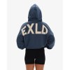 Exalted Dámská EXLD OVERSIZED Mikina - navy blue (Velikost XXS)