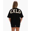 Exalted Dámské EXLD OVERSIZED Tričko - černá (Velikost S)