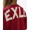 Exalted Dámské EXLD OVERSIZED Tričko - cherry (Velikost XXS)