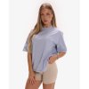 Exalted Dámské EXLD OVERSIZED Tričko - chalk blue (Velikost M)