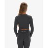 Exalted Dámské Aura Performance Tričko S Dlouhým Rukávem - pewter grey (Velikost S)