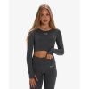 Exalted Dámské Aura Performance Tričko S Dlouhým Rukávem - pewter grey (Velikost S)