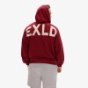 Exalted Pánská EXLD OVERSIZED Mikina - cherry (Velikost S)