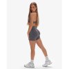 Exalted PushUp Bezešvé Šortky 4" - stone grey (Velikost XS)