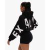 Exalted Dámská Comfy-Nest ORIGINAL OVERSIZED Mikina - black white
