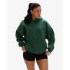 Exalted Dámská Comfy-Nest ORIGINAL OVERSIZED Mikina - forest green (Velikost S)