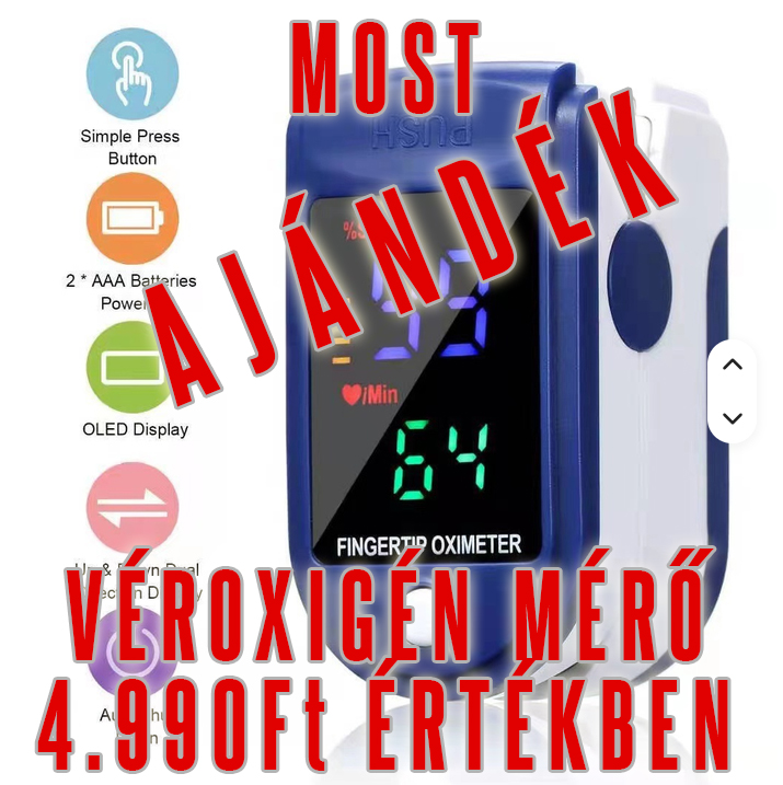 Ajándek-pulseoximeter
