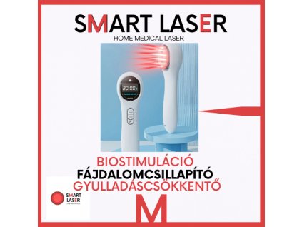 SMART LASER - 150.000Ft ÁRELŐNY + AJÁNDÉK VÖRÖS FÉNY TERÁPIÁS PANEL Home Medical Laser - kézi lágylézer készülék - Gyógyító lézer otthoni használatra
