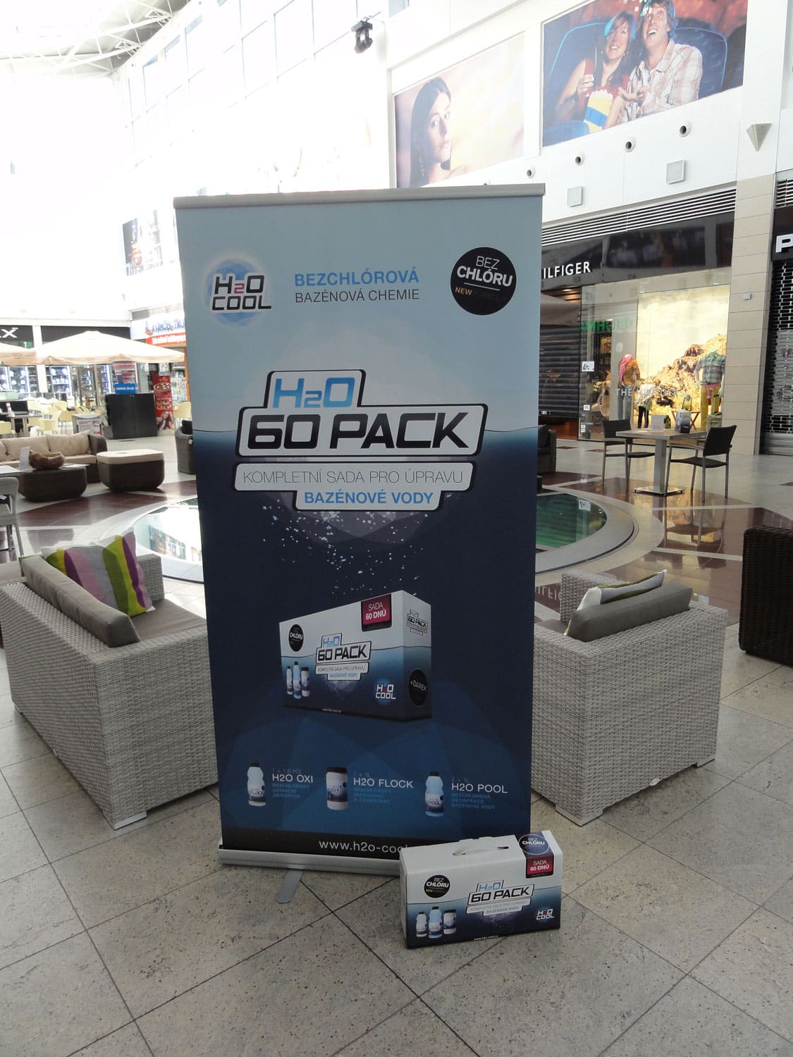 Prezentace značky H2O COOL v nákupním centru OLYMPIA Brno
