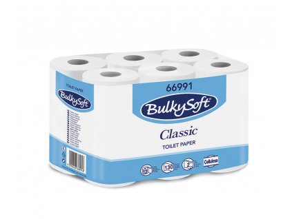 BulkySoft TP Comfort 2vr., 130út.,14,3m, celluloza 12 rolí