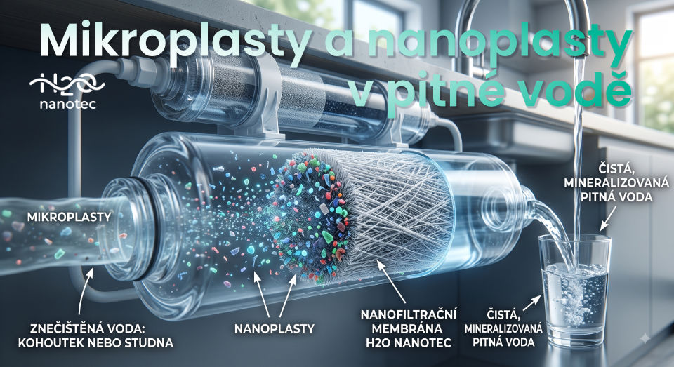 Mikroplasty a nanoplasty v pitné vodě: Jak tuto hrozbu eliminovat ultrafiltrací a nanofiltrací