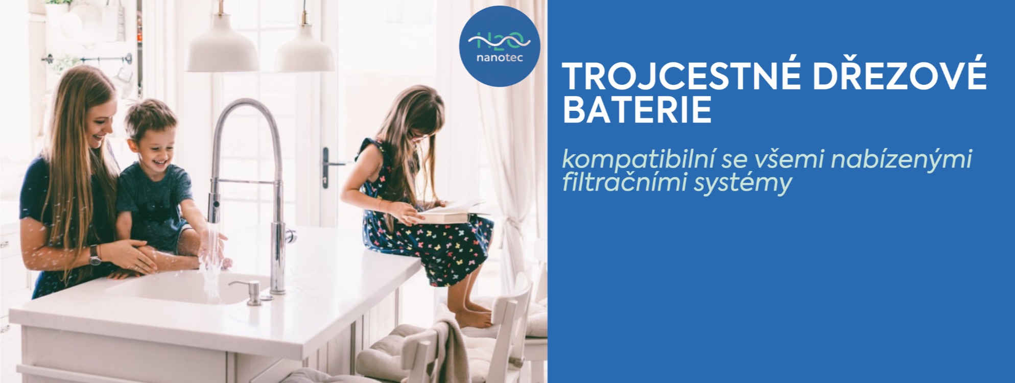 Trojcestné dřezové baterie - kategorie