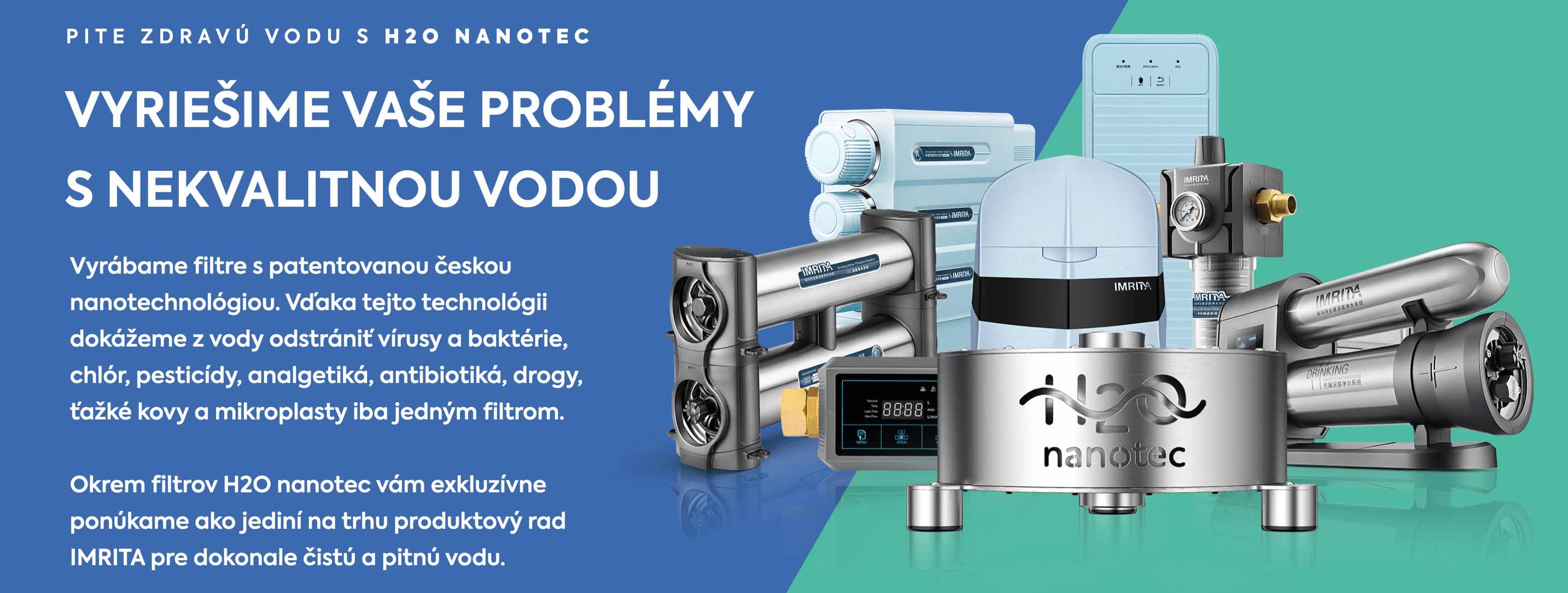 H20 NANOTEC FILTRE VODY