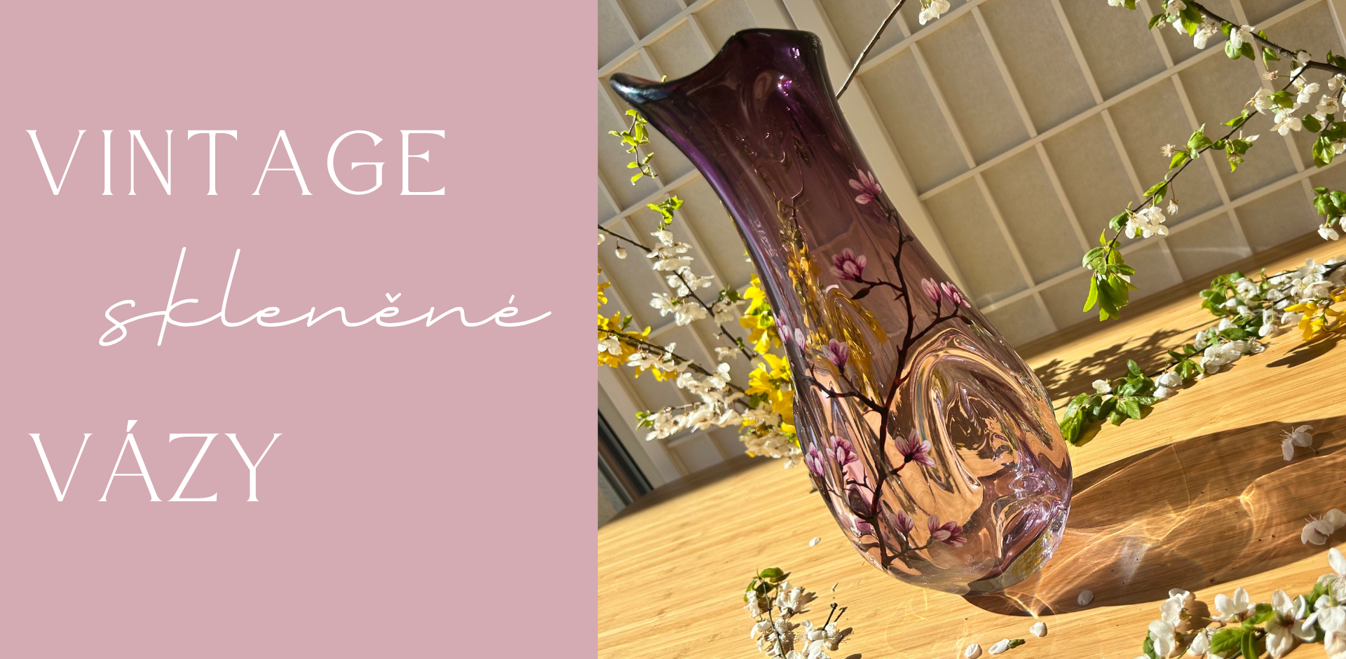 Skleněné vázy