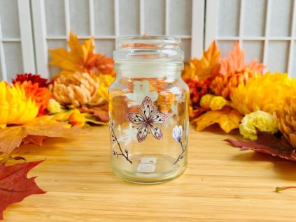 skleněná dóza jarní Japonsko