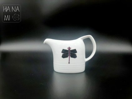 porcelánová mléčenka origami vážka