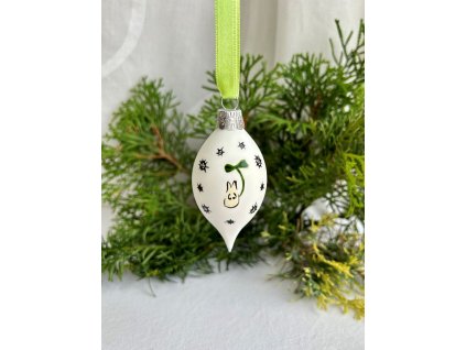 Vánoční koulička "oliva" s Totorem