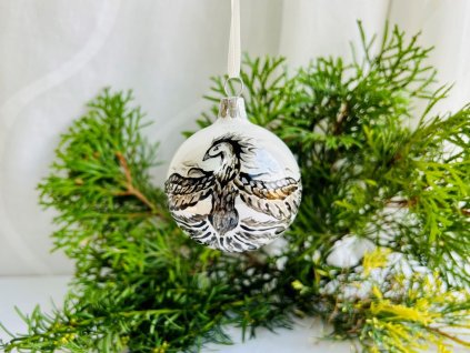 Vánoční koulička s Fénixem