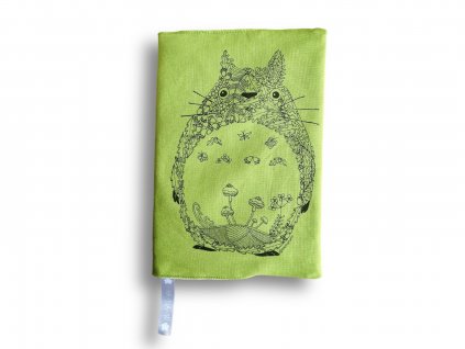 textilní obal na knihu Totoro