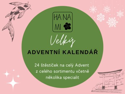 velký adventní kalendář v japonském stylu od HA-NA-MI