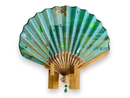 luxusní japonský skládací vějíř s Totorem