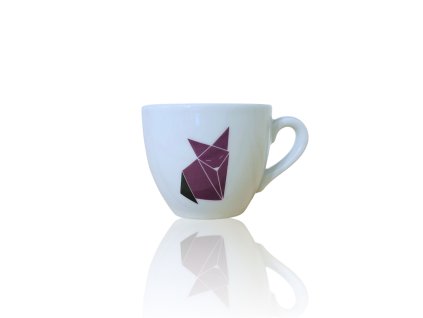 hrneček na espresso origami liška