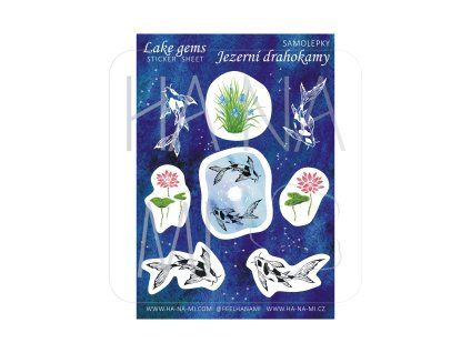 samolepky s koi kapříky