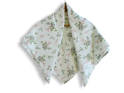 velký šátek Tři přátelé zimy