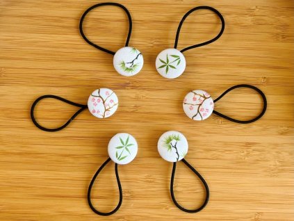 gumička do vlasů Tři přátelé zimy