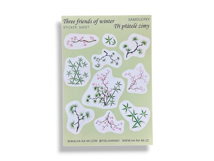 samolepky Tři přátelé zimy