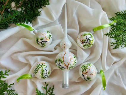 sada vánočních ozdob Tři přátelé zimy