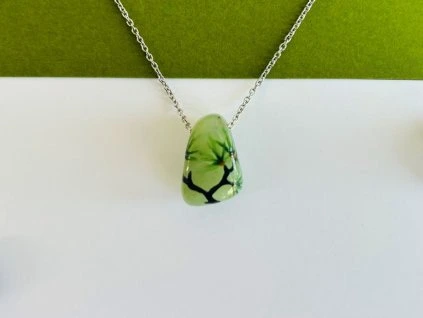 náhrdelník avanturín s borovicí