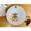 Porcelánový servírovací talíř pro milovníky fénixe