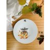 Porcelánový servírovací talíř pro milovníky fénixe
