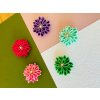 kanzashi sponka chryzantéma