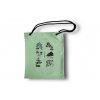 Zelená nákupní taška bonsai