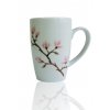 Vysoký hrnek s ruční malbou s magnolií